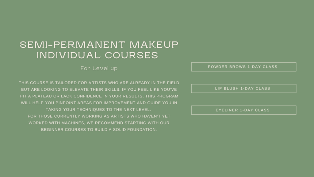 Semi-Permanent Makeup Class Los Angeles