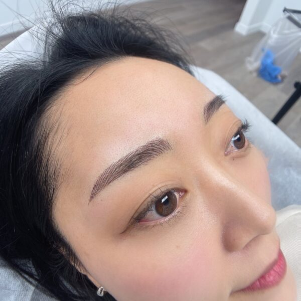 Sunny Brows LA – combo brow treatment with microblading and powder shading