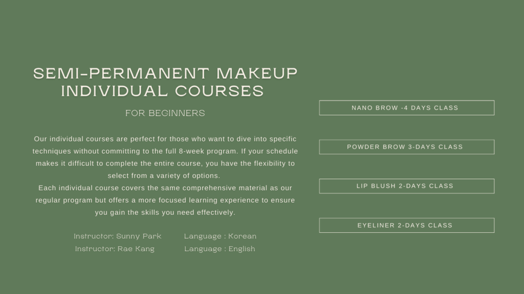 Semi-Permanent Makeup Class Los Angeles