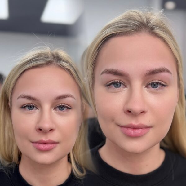 Nano Brows - Before and after - Sunny Brow in Los Angeles