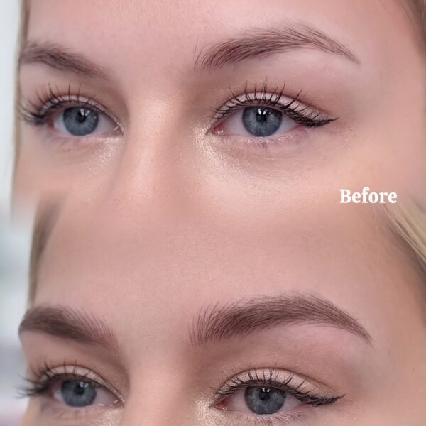 Nano Brows - Before and after - Sunny Brow in Los Angeles