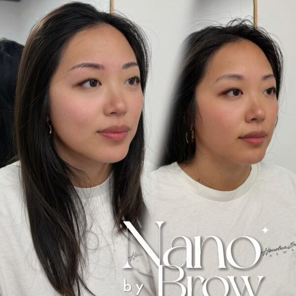 Nano Brows - Before and after - Sunny Brow in Los Angeles