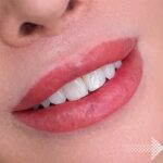 Lip blush after photo at Sunny Brow Los Angeles